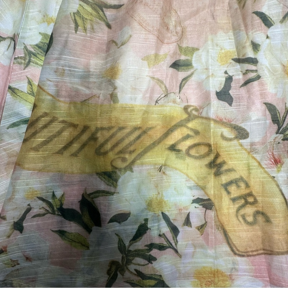 NWT Elegant Vintage Inspired Coastal Garden Floral CropTop/Maxi Skirt Set S - Picture 16 of 16